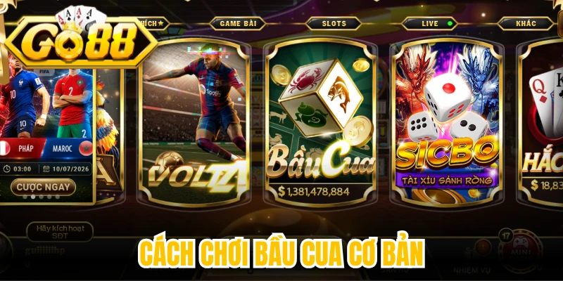 Cách chơi bầu cua cơ bản