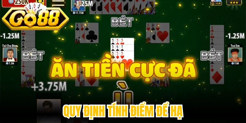 Quy định tính điểm để hạ