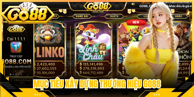 Mục tiêu xây dựng thương hiệu Go88