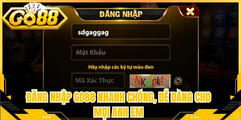 Đăng Nhập Go88 Nhanh Chóng, Dễ Dàng Cho Mọi Anh Em