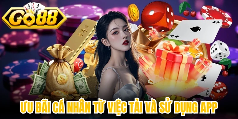 Ưu đãi cá nhân từ việc tải và sử dụng app