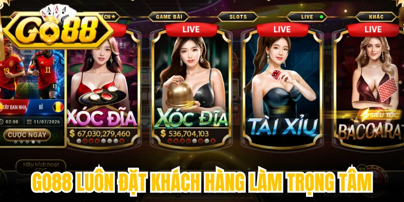 Go88 luôn đặt khách hàng làm trọng tâm
